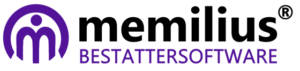 Das Logo der Bestattersoftware Memilius