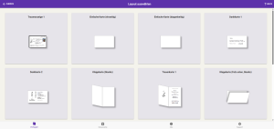 Die Artikelübersicht der Trauerdruck App