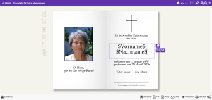 Der Sterbebilder Editor
